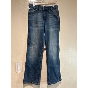 Wrangler Retro Boys Relaxed Bootcut Jeans Blue Medium Wash Size 14 Regular